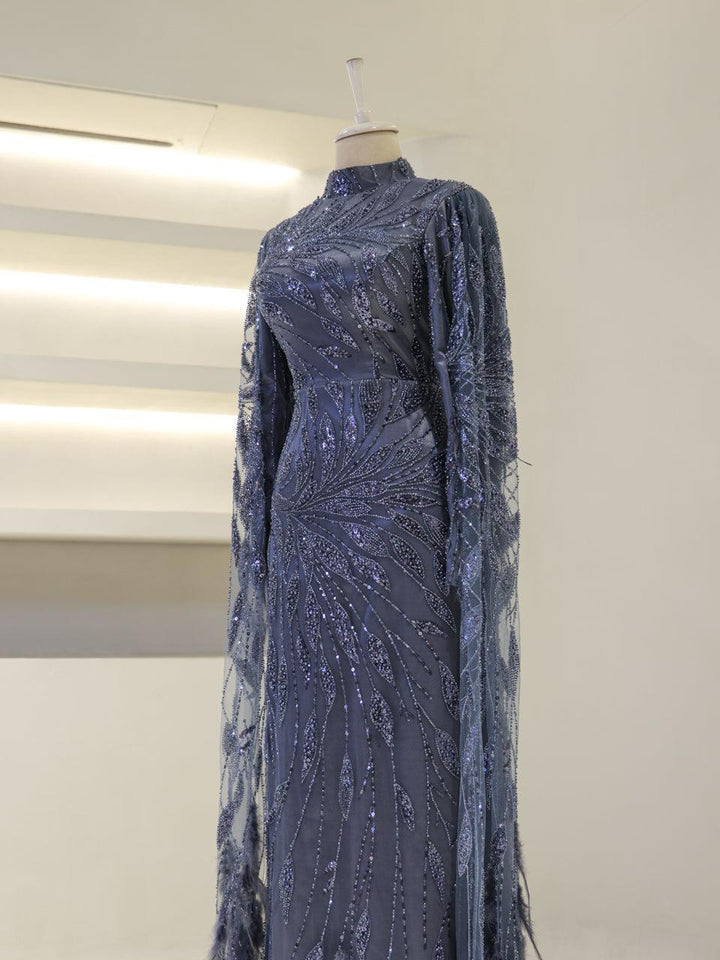 tesettur-abiye-Couture Lumira Tesettür Abiye-ModaZehrada