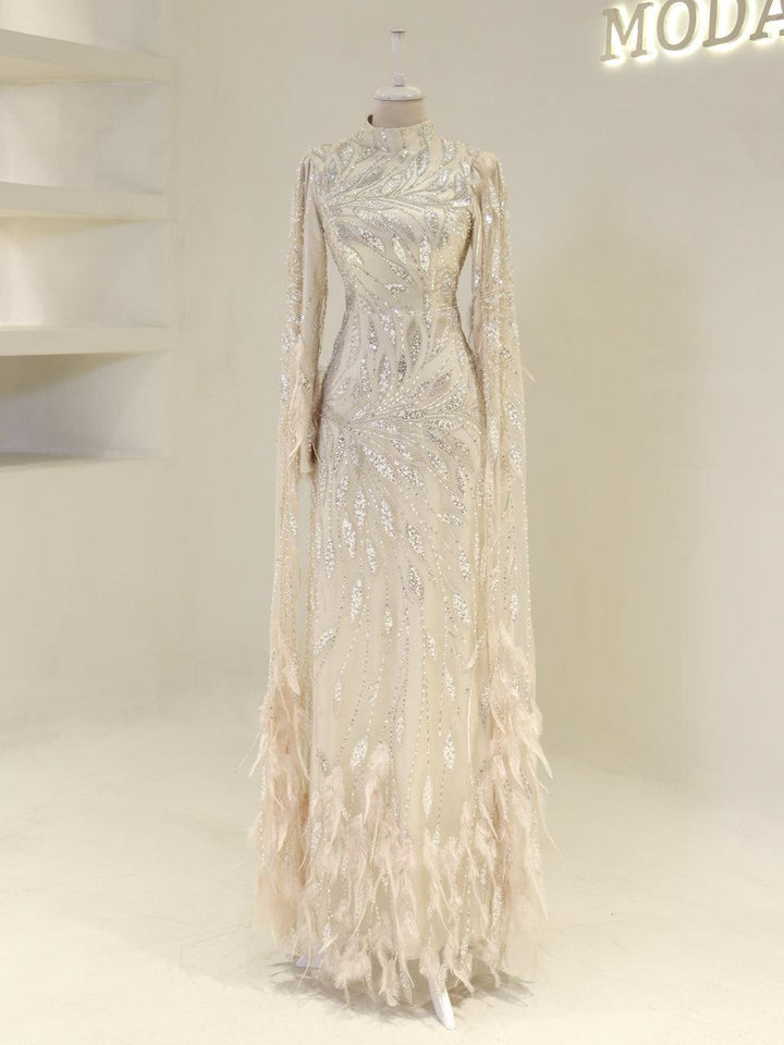 tesettur-abiye-Couture Lumira Tesettür Abiye-ModaZehrada