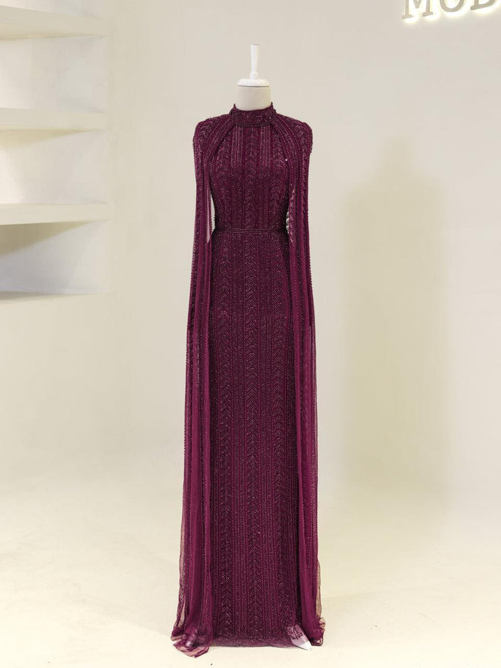 tesettur-abiye-Couture Mai Tesettür Abiye-ModaZehrada