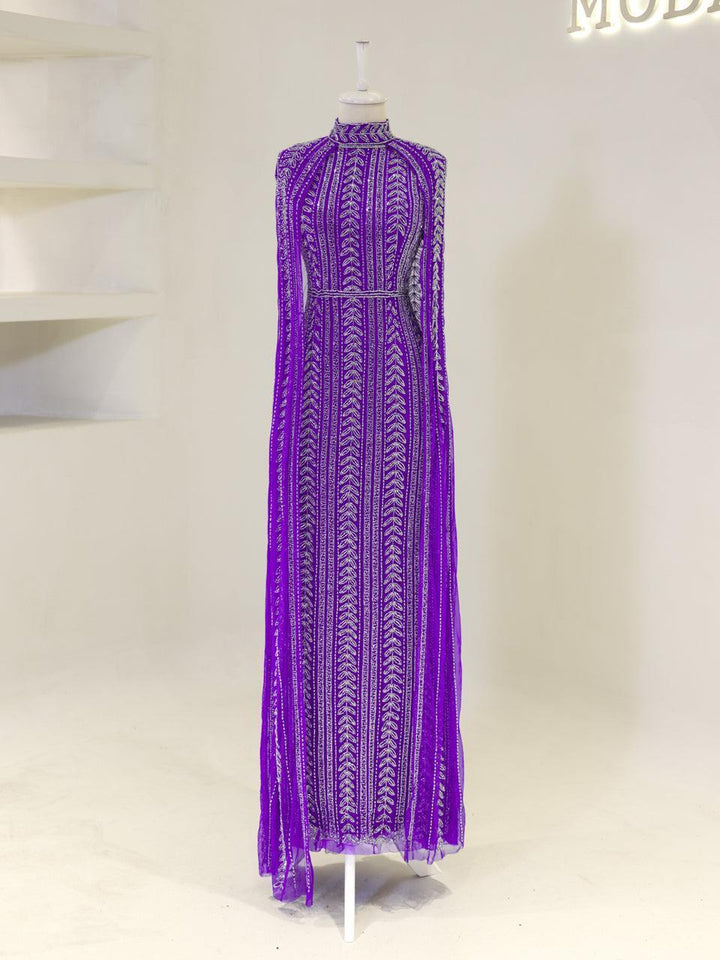 tesettur-abiye-Couture Mai Tesettür Abiye-ModaZehrada