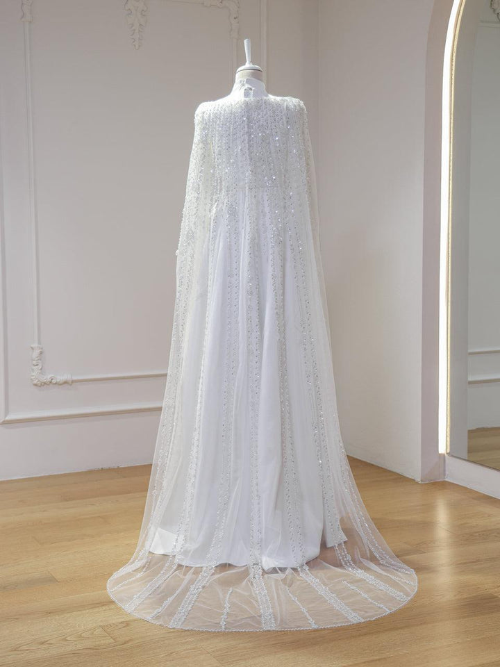 tesettur-abiye-Couture Maiza Pelerin-ModaZehrada