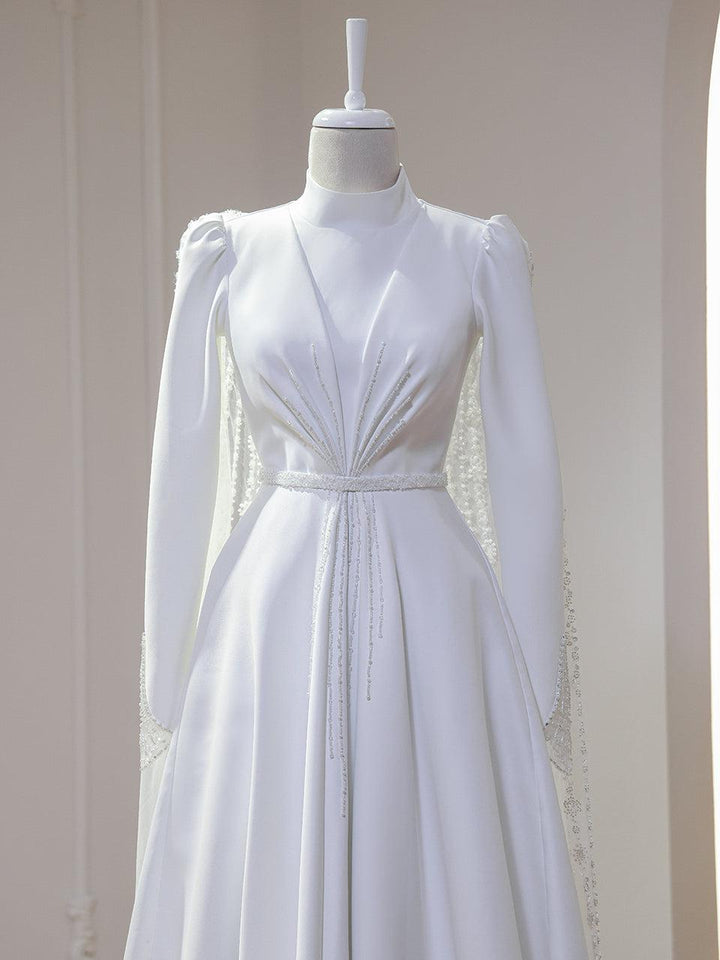 tesettur-abiye-Couture Maiza Tesettür Gelinlik-ModaZehrada