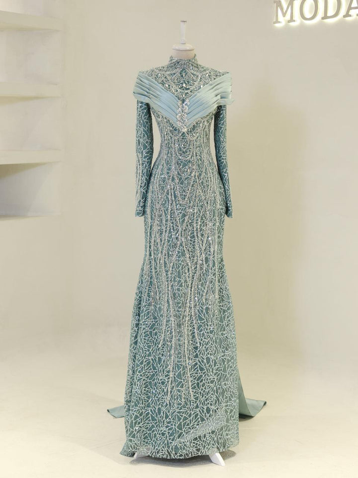tesettur-abiye-Couture Marwa Tesettür Abiye-ModaZehrada