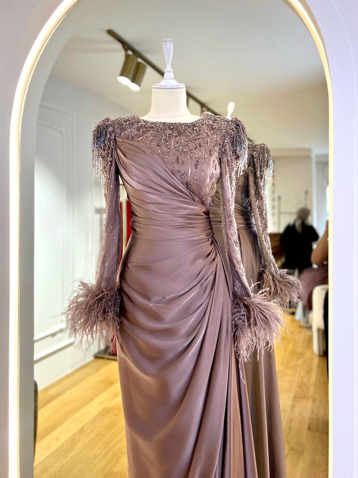 tesettur-abiye-Couture Mathilda Tesettür Abiye-ModaZehrada