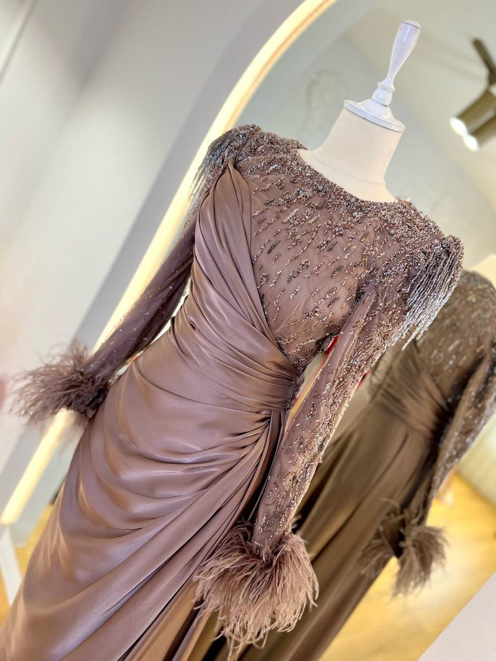 tesettur-abiye-Couture Mathilda Tesettür Abiye-ModaZehrada