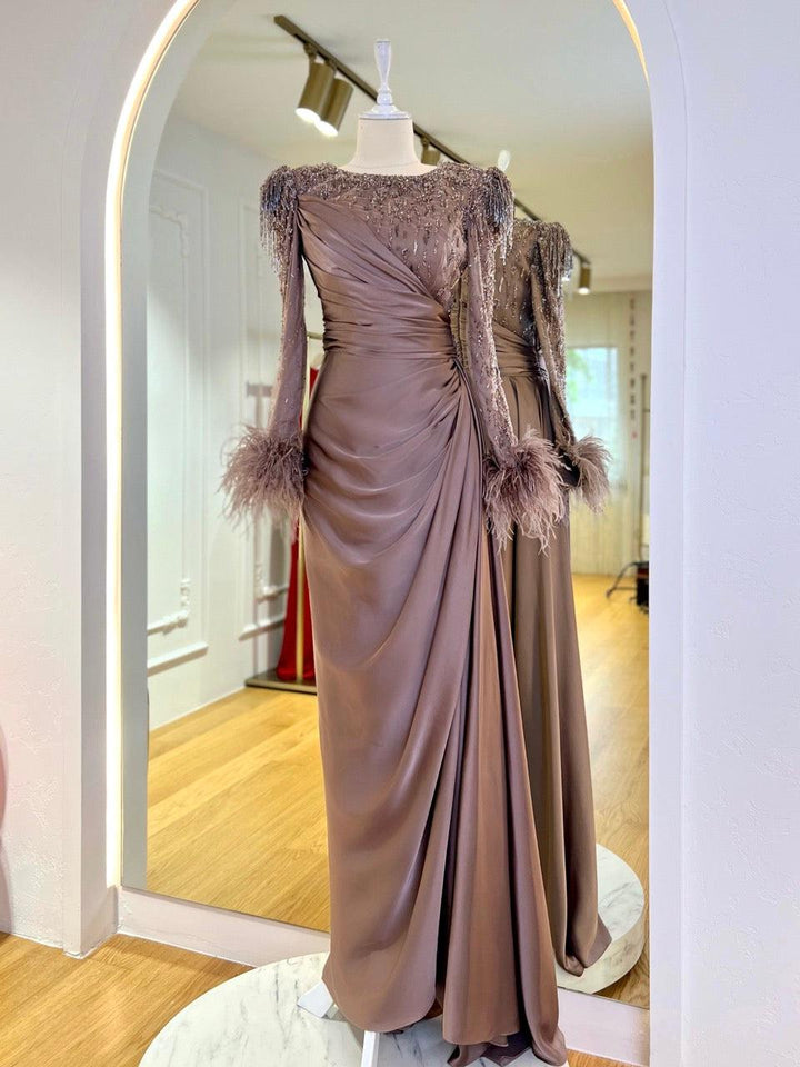 tesettur-abiye-Couture Mathilda Tesettür Abiye-ModaZehrada