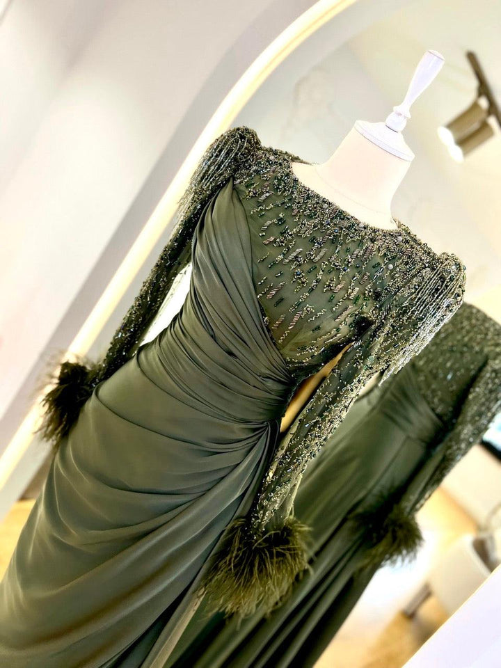 tesettur-abiye-Couture Mathilda Tesettür Abiye-ModaZehrada