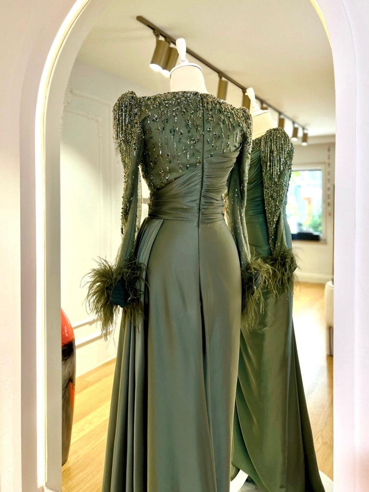 tesettur-abiye-Couture Mathilda Tesettür Abiye-ModaZehrada