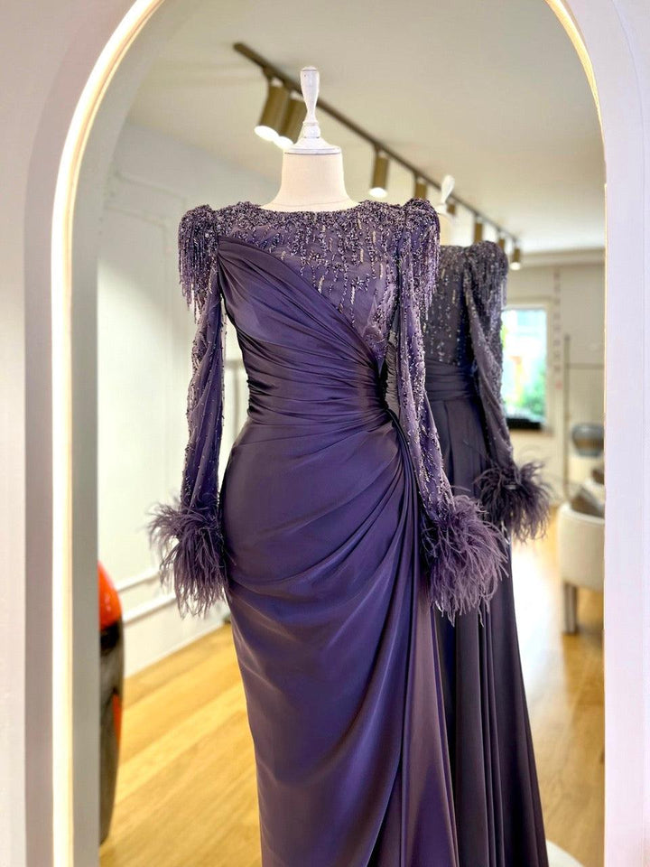 tesettur-abiye-Couture Mathilda Tesettür Abiye-ModaZehrada