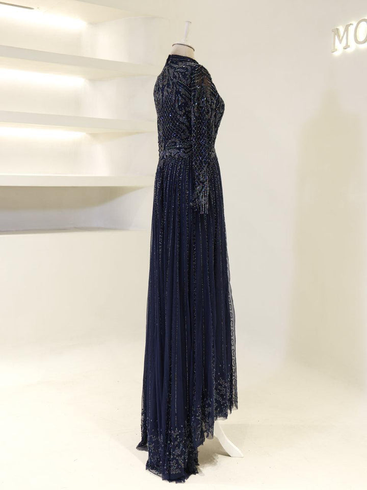 tesettur-abiye-Couture Melina Tesettür Abiye-ModaZehrada
