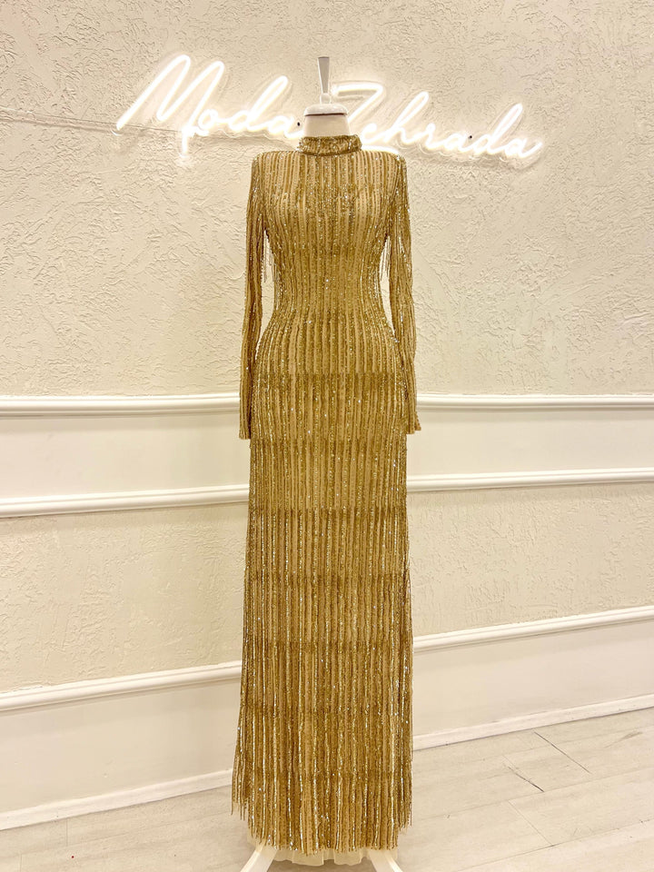 tesettur-abiye-Couture Melinda Abiye-ModaZehrada
