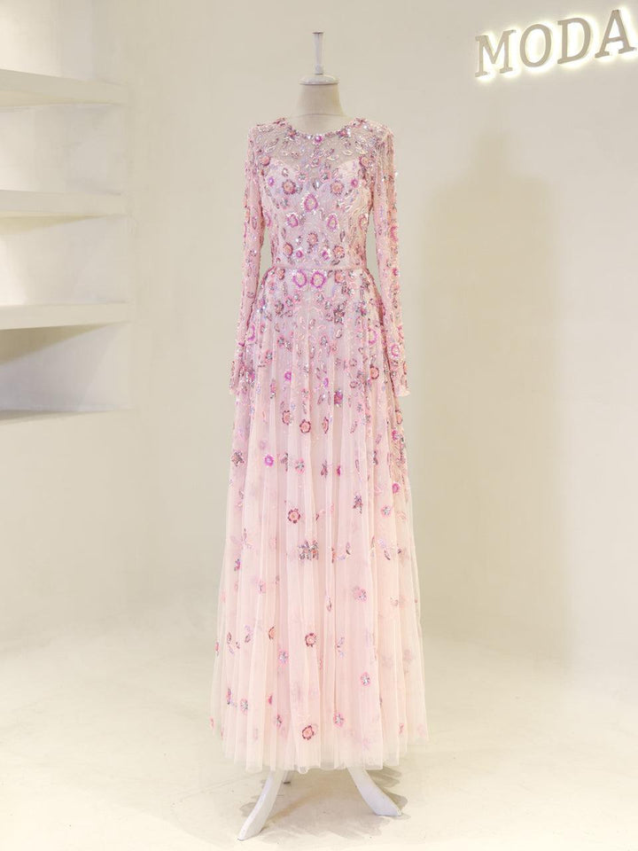 tesettur-abiye-Couture Mignon Tesettür Abiye-ModaZehrada