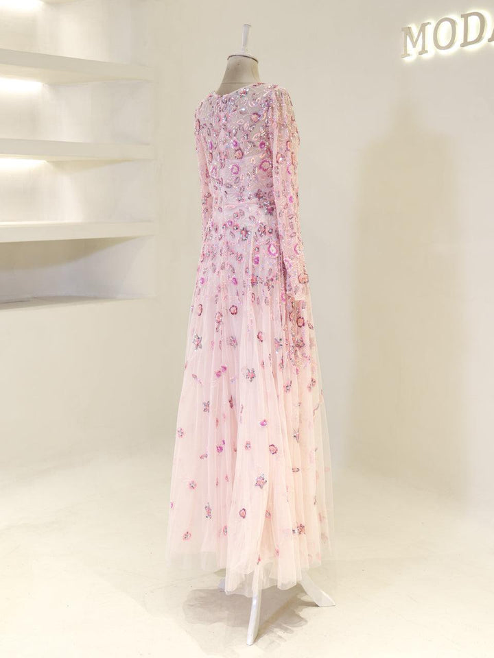 tesettur-abiye-Couture Mignon Tesettür Abiye-ModaZehrada