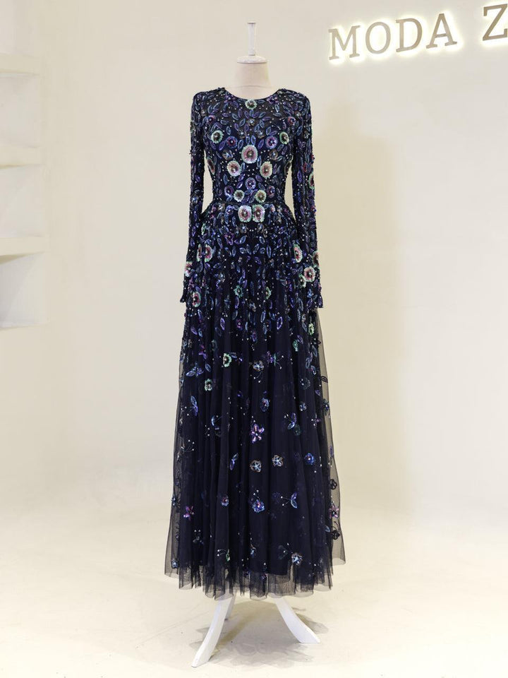 tesettur-abiye-Couture Mignon Tesettür Abiye-ModaZehrada