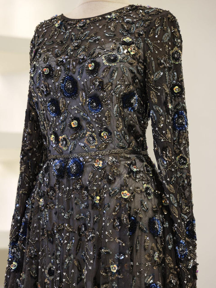 tesettur-abiye-Couture Mignon Tesettür Abiye-ModaZehrada