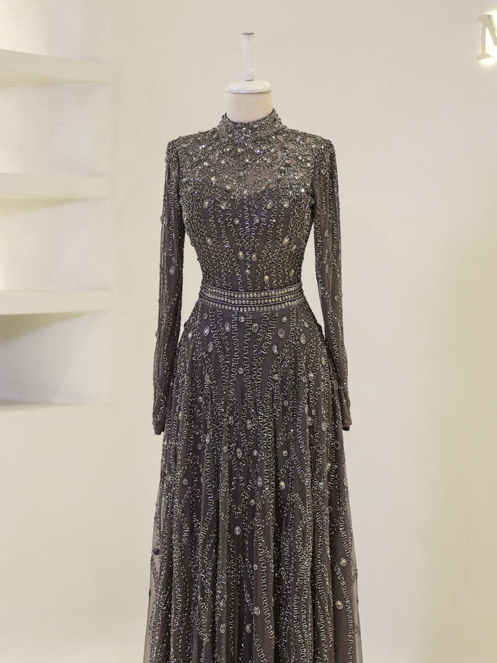tesettur-abiye-Couture Milano Tesettür Abiye-ModaZehrada