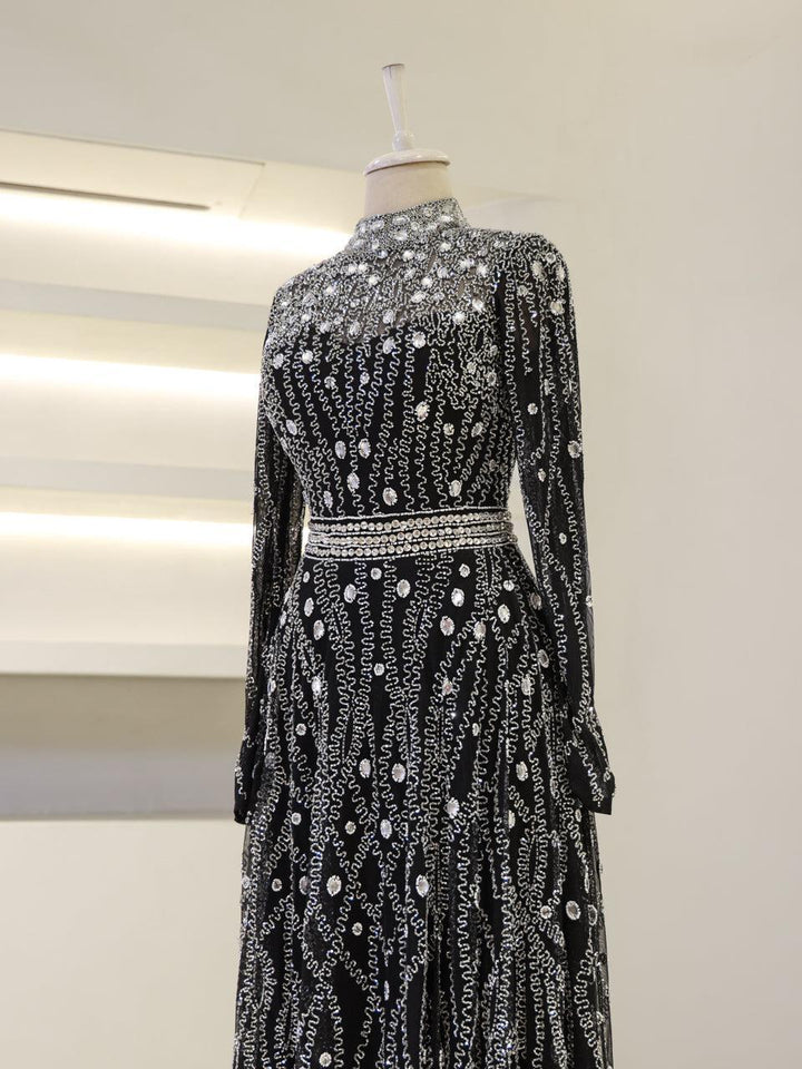 tesettur-abiye-Couture Milano Tesettür Abiye-ModaZehrada