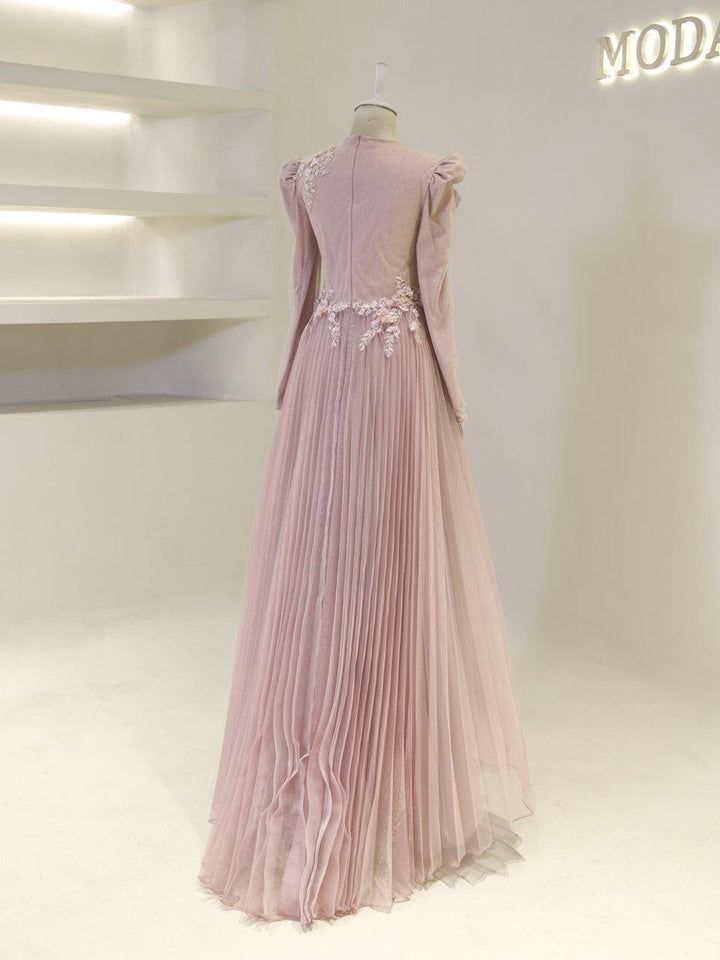 tesettur-abiye-Couture Misra Tesettür Abiye-ModaZehrada