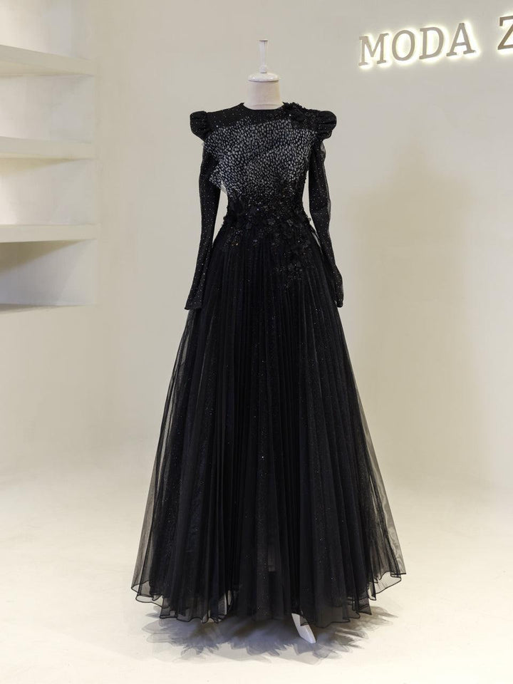 tesettur-abiye-Couture Misra Tesettür Abiye-ModaZehrada