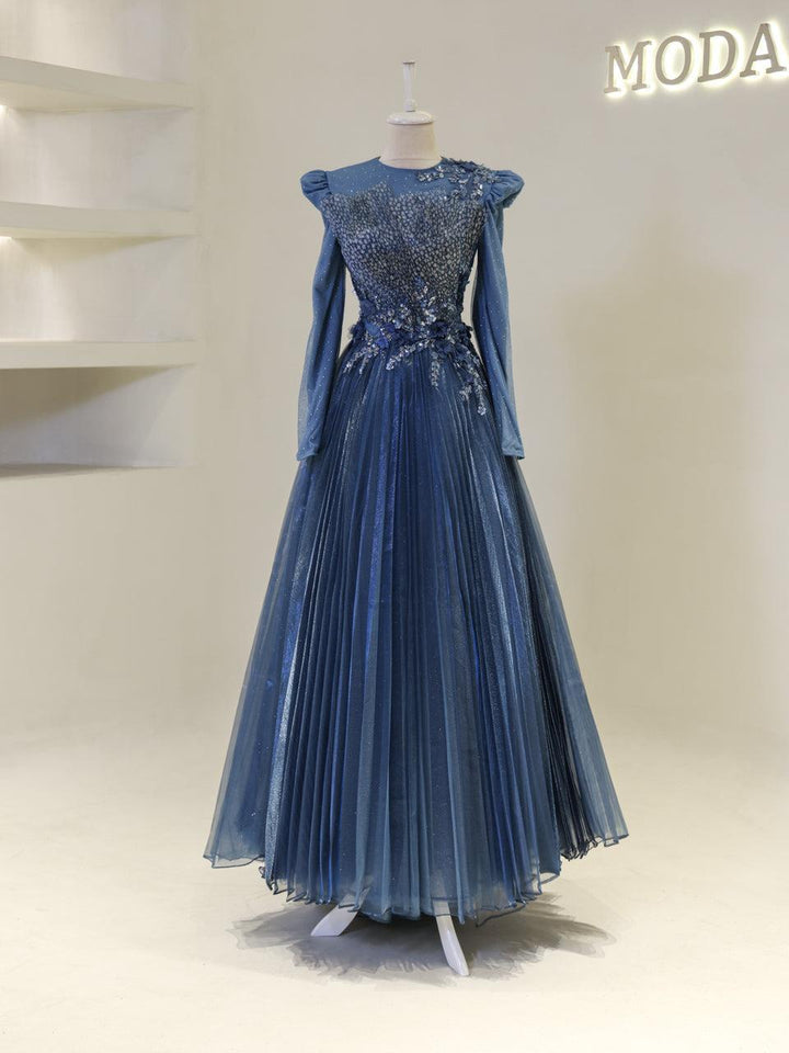 tesettur-abiye-Couture Misra Tesettür Abiye-ModaZehrada