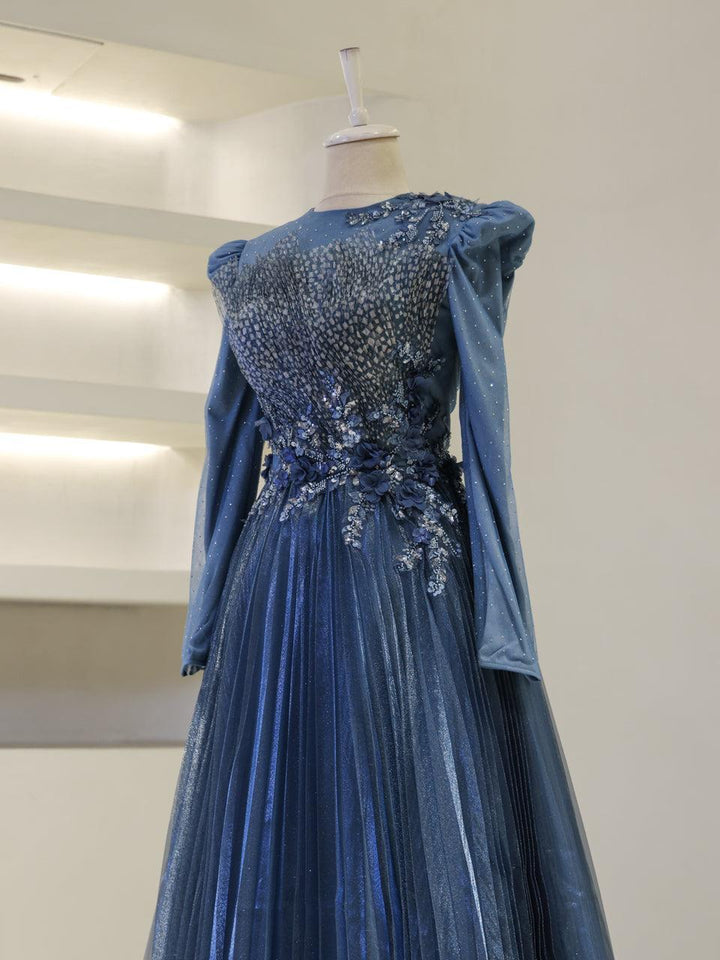 tesettur-abiye-Couture Misra Tesettür Abiye-ModaZehrada