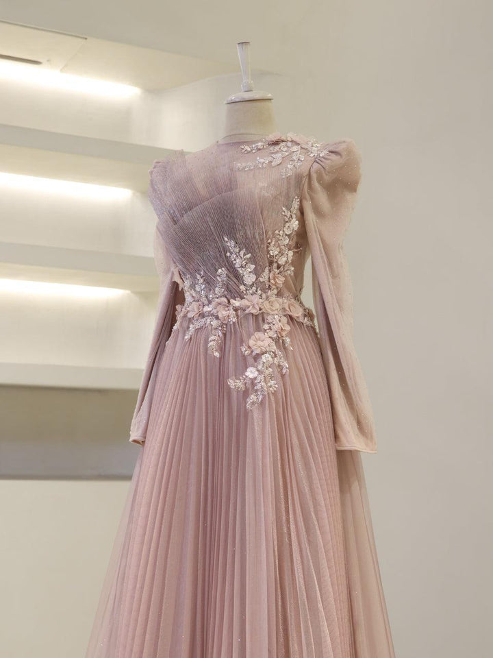 tesettur-abiye-Couture Misra Tesettür Abiye-ModaZehrada