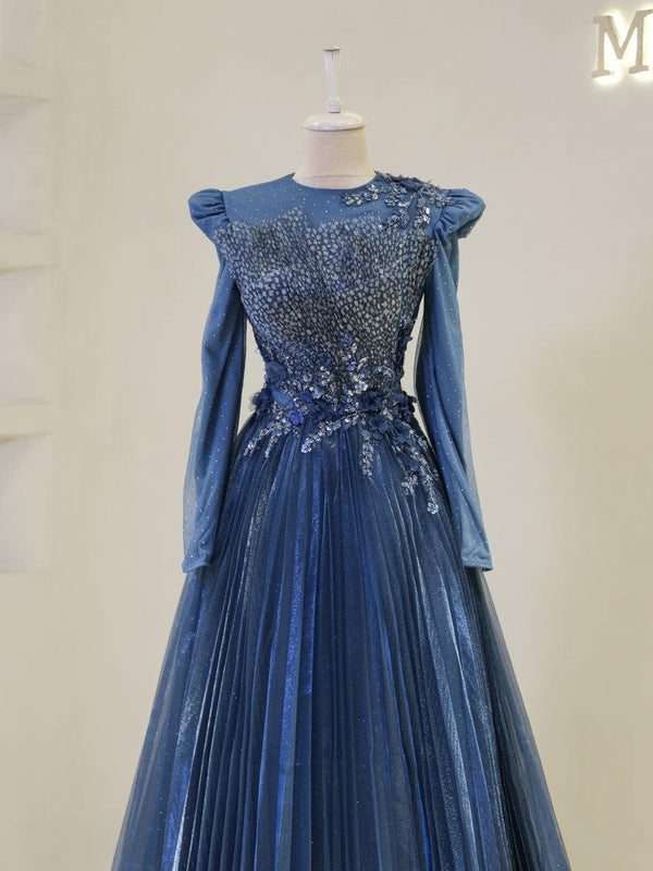 tesettur-abiye-Couture Misra Tesettür Abiye-ModaZehrada