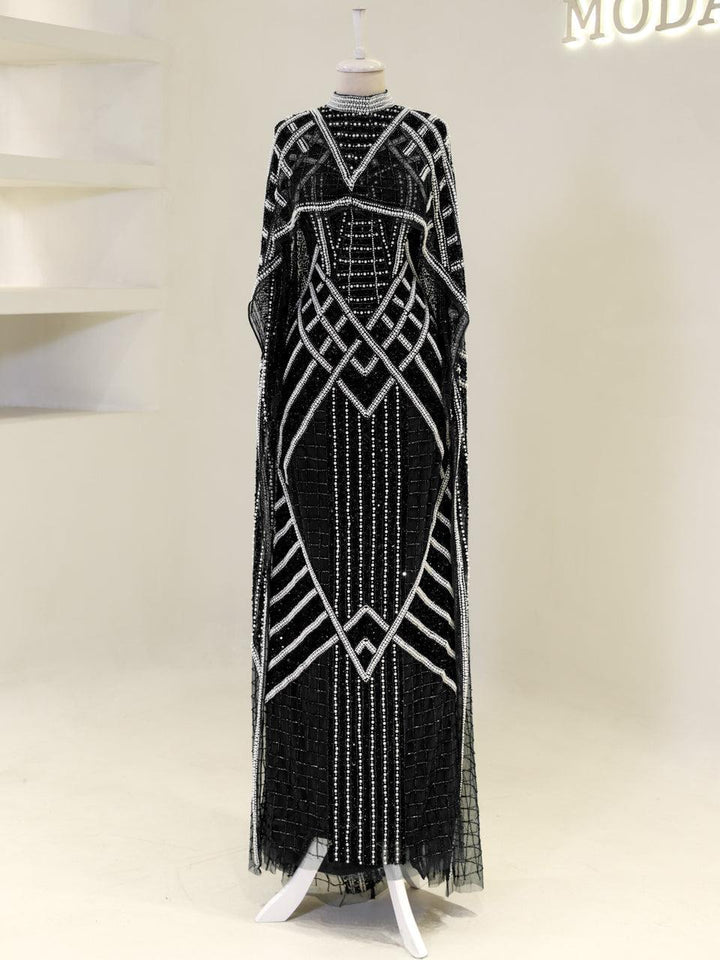 tesettur-abiye-Couture Monaco Tesettür Abiye-ModaZehrada