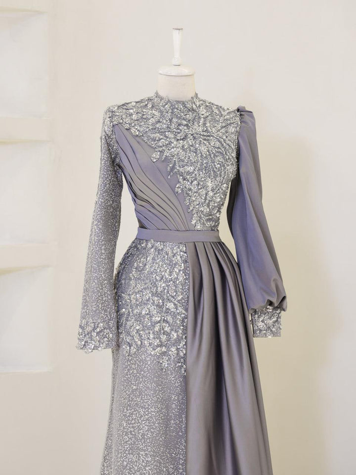 tesettur-abiye-Couture Noura Tesettür Abiye-ModaZehrada