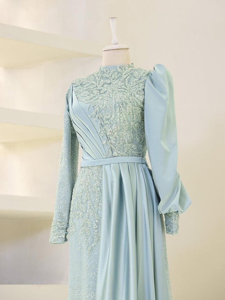 tesettur-abiye-Couture Noura Tesettür Abiye-ModaZehrada