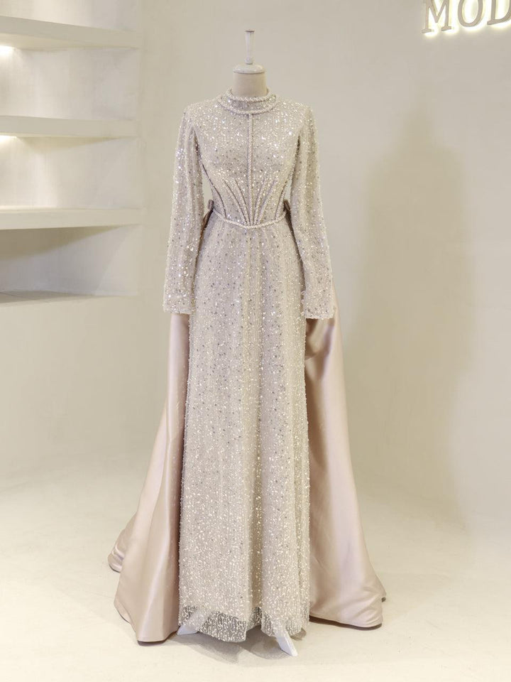tesettur-abiye-Couture Pureva Tesettür Abiye-ModaZehrada