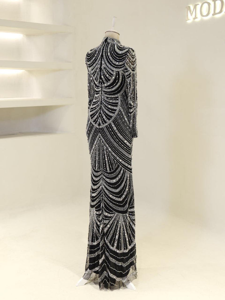 tesettur-abiye-Couture Roisin Tesettür Abiye-ModaZehrada