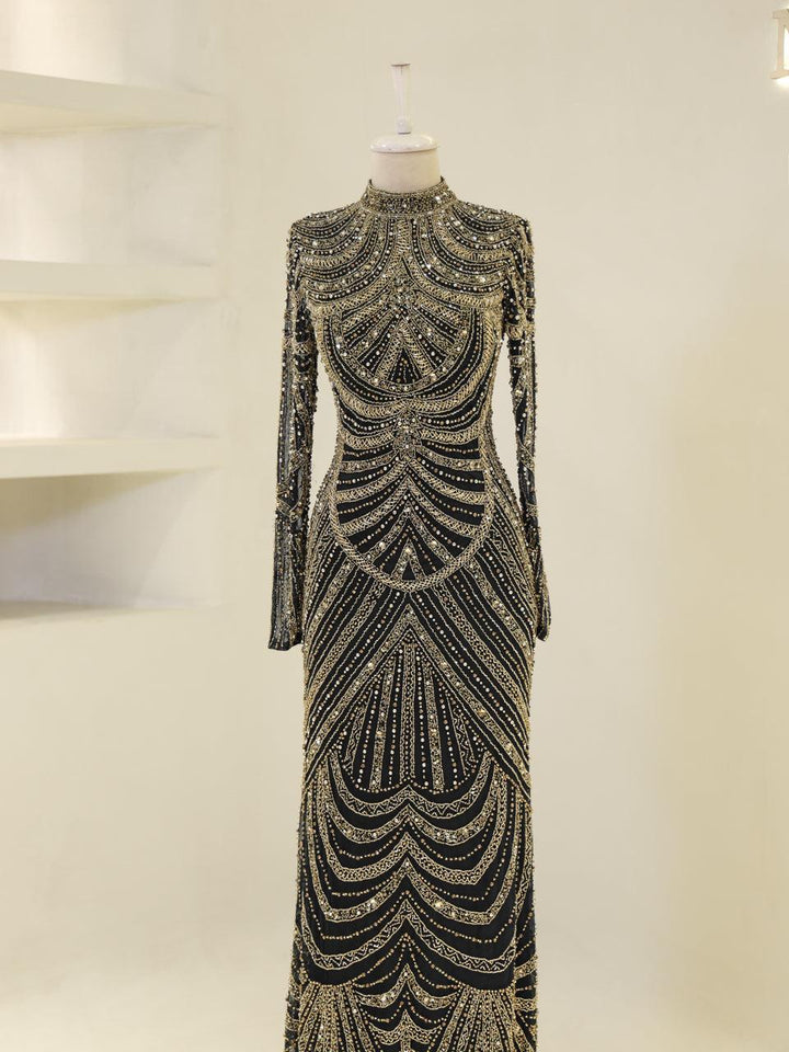 tesettur-abiye-Couture Roisin Tesettür Abiye-ModaZehrada