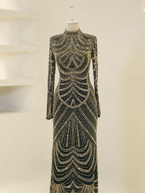 tesettur-abiye-Couture Roisin Tesettür Abiye-ModaZehrada