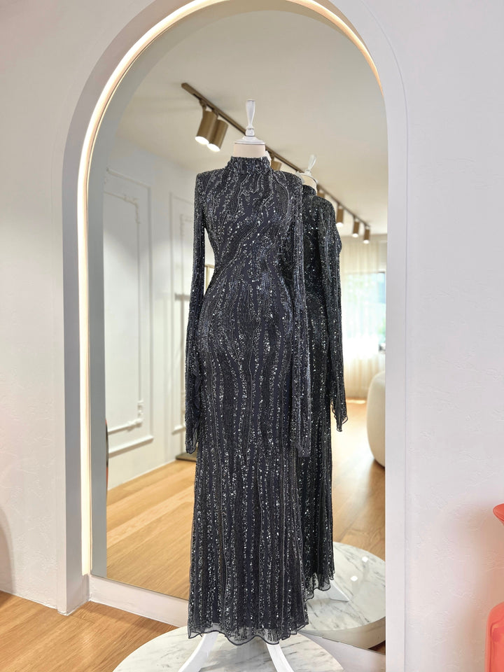 tesettur-abiye-Couture Sarya Abiye-ModaZehrada