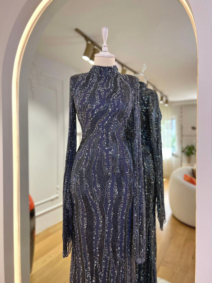tesettur-abiye-Couture Sarya Abiye-ModaZehrada