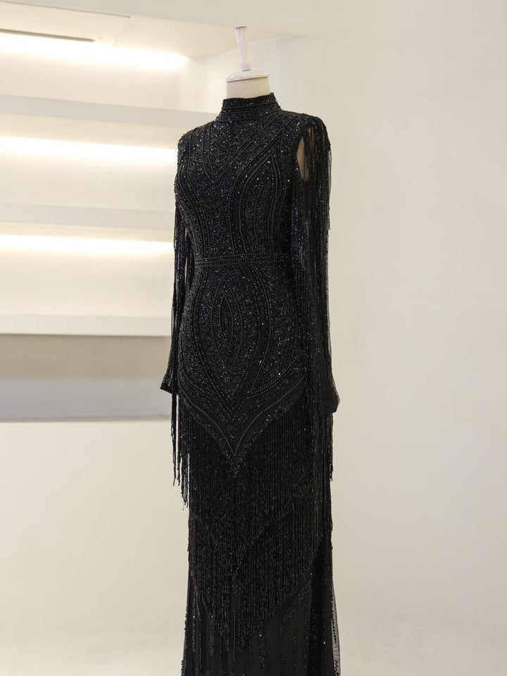 tesettur-abiye-Couture Tirad Tesettür Abiye-ModaZehrada