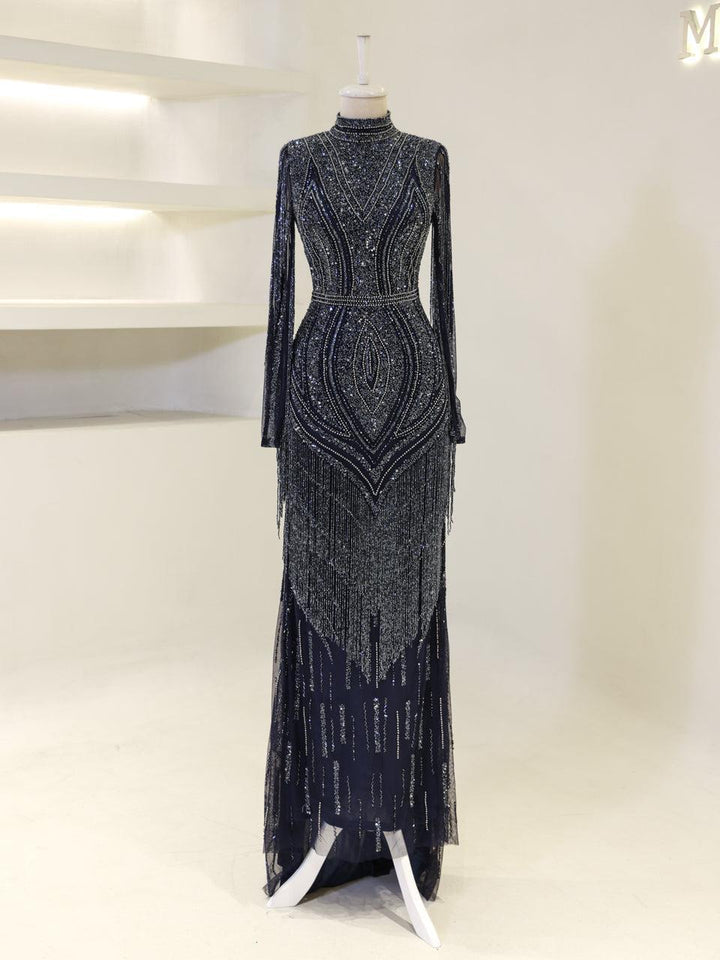 tesettur-abiye-Couture Tirad Tesettür Abiye-ModaZehrada