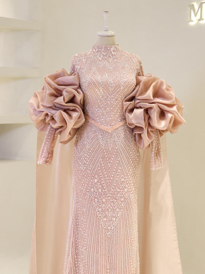 tesettur-abiye-Couture Valeria Tesettür Abiye-ModaZehrada