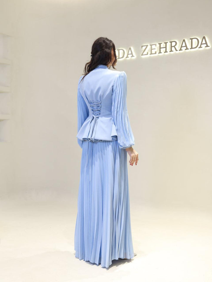 tesettur-abiye-Gina Tesettür Takım-ModaZehrada