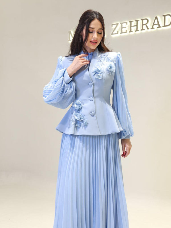 tesettur-abiye-Gina Tesettür Takım-ModaZehrada