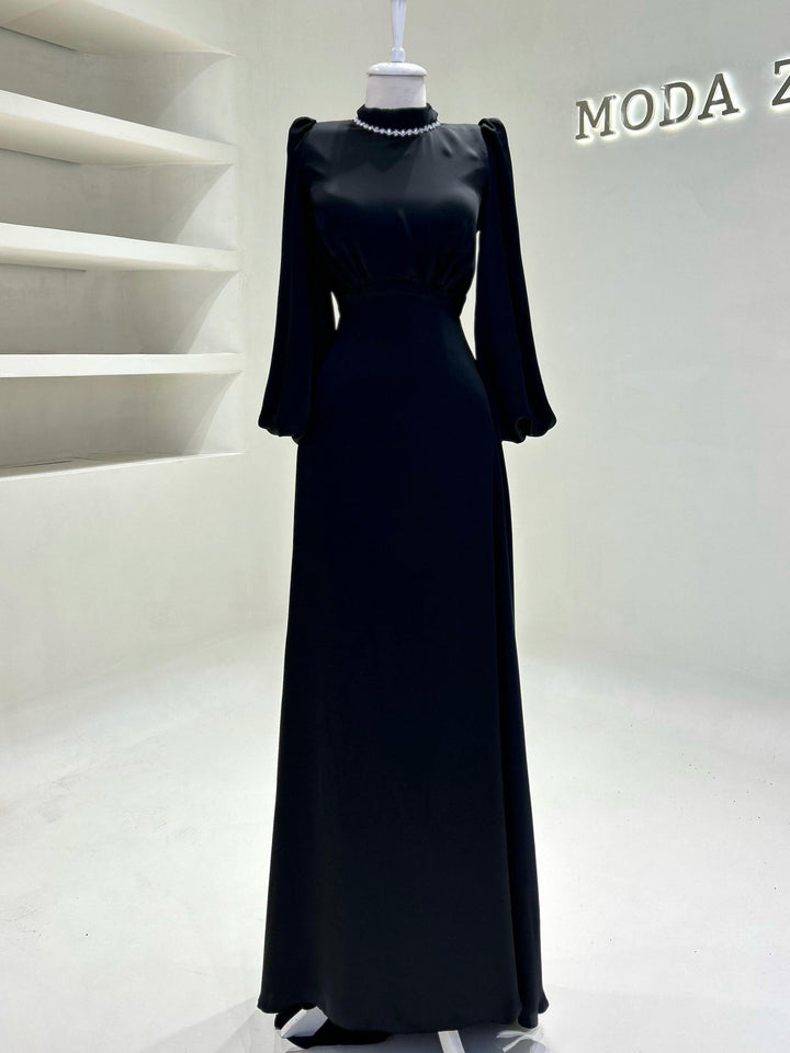 tesettur-abiye-Luna Tesettür Abiye-ModaZehrada