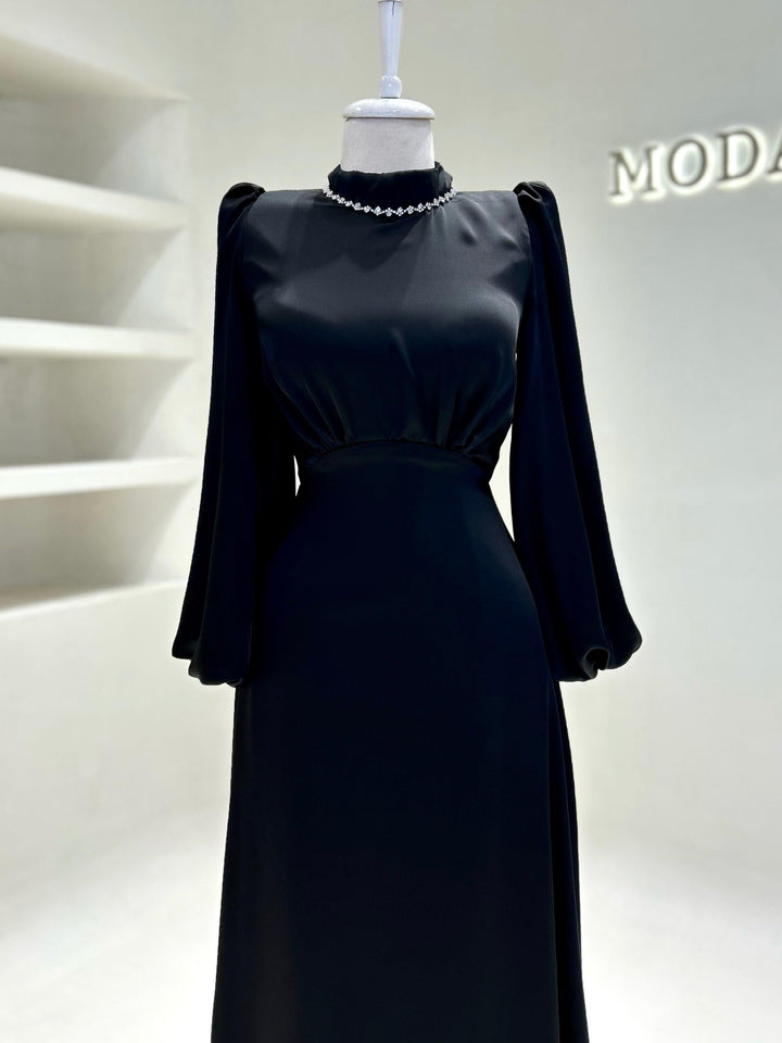 tesettur-abiye-Luna Tesettür Abiye-ModaZehrada