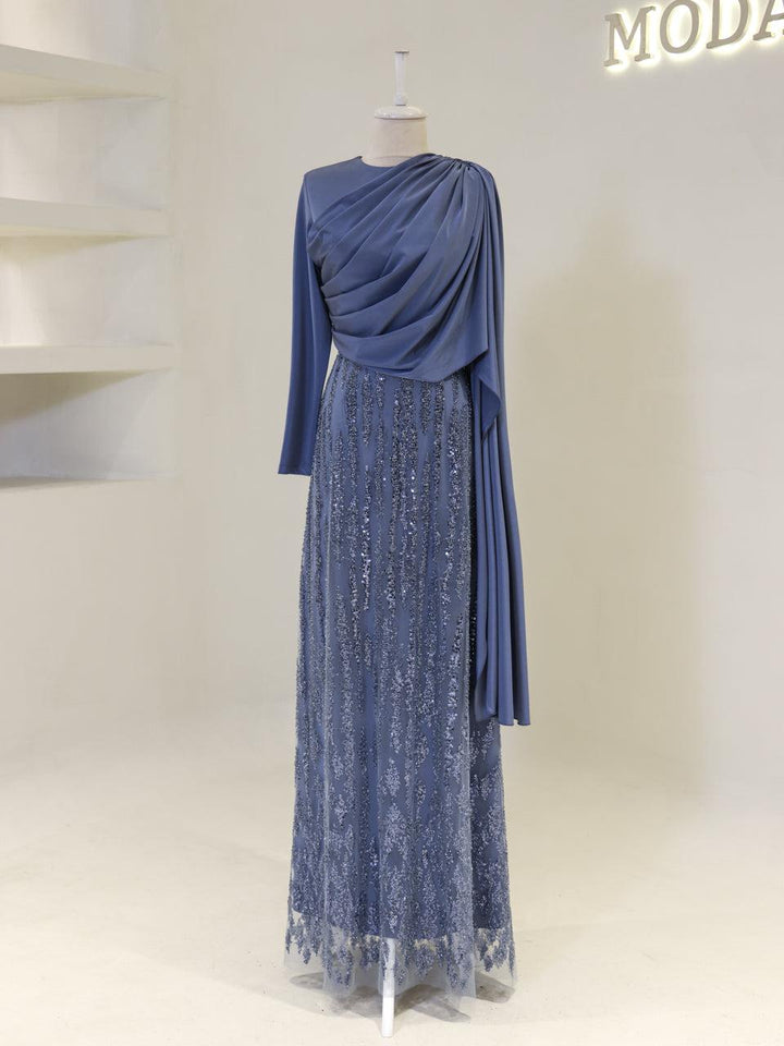 tesettur-abiye-Nadine Tesettür Abiye-ModaZehrada