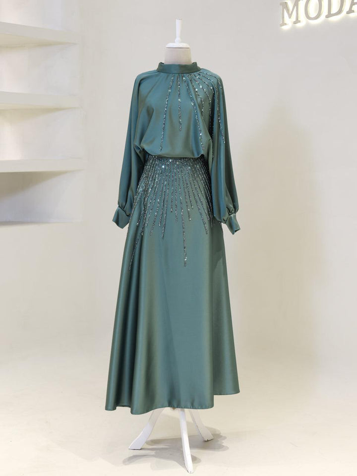 tesettur-abiye-Saba Tesettür Takım-ModaZehrada