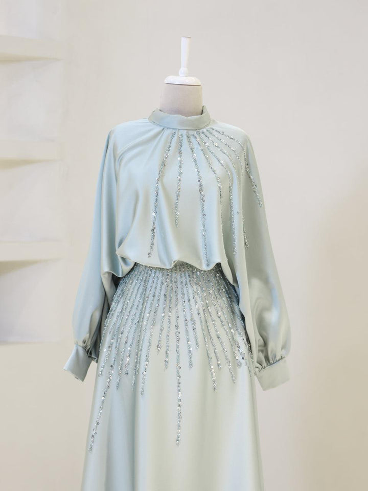 tesettur-abiye-Saba Tesettür Takım-ModaZehrada