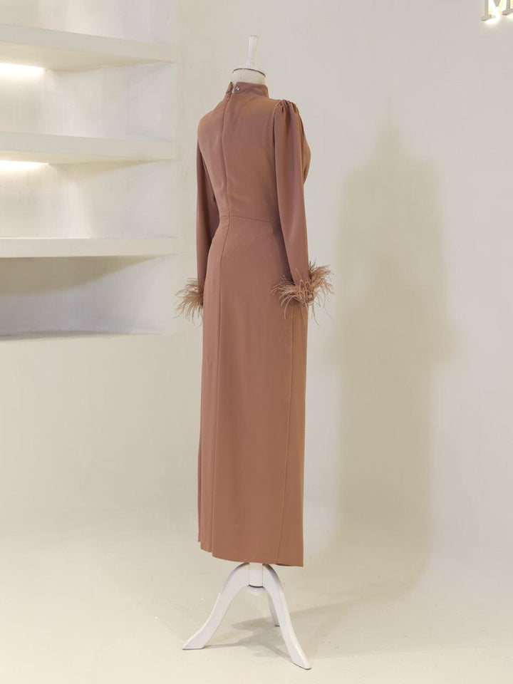tesettur-abiye-Saten Amanda Tesettür Abiye-ModaZehrada