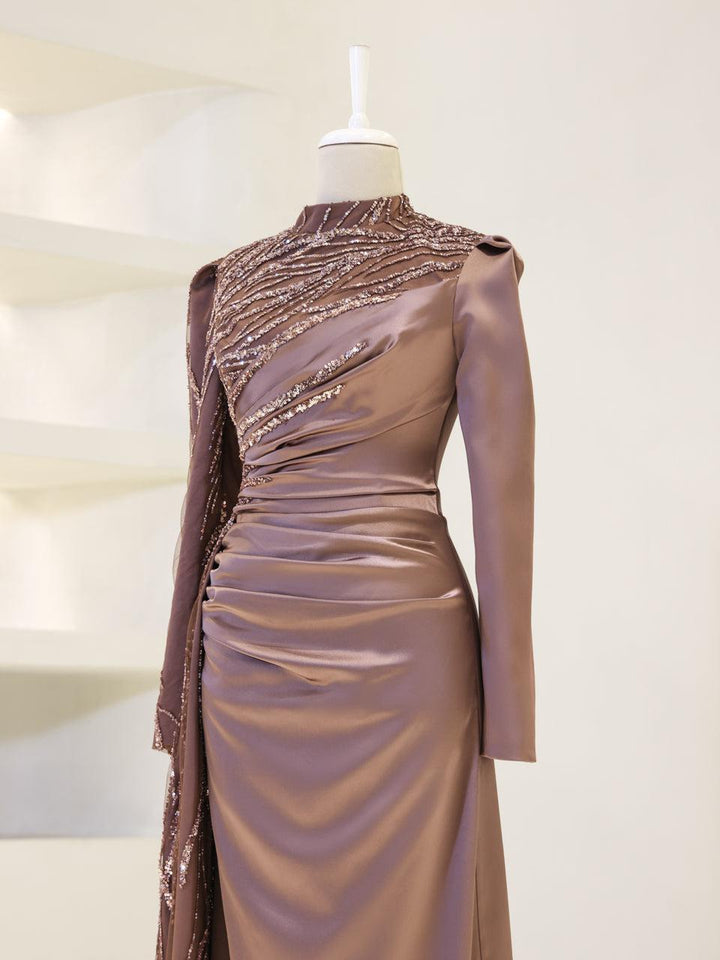 tesettur-abiye-Tasarım Sedef Tesettür Abiye-ModaZehrada