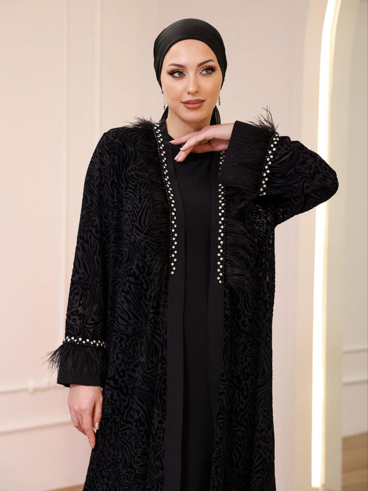 tesettur-abiye-Wilde Abaya Tesettür Takım-ModaZehrada