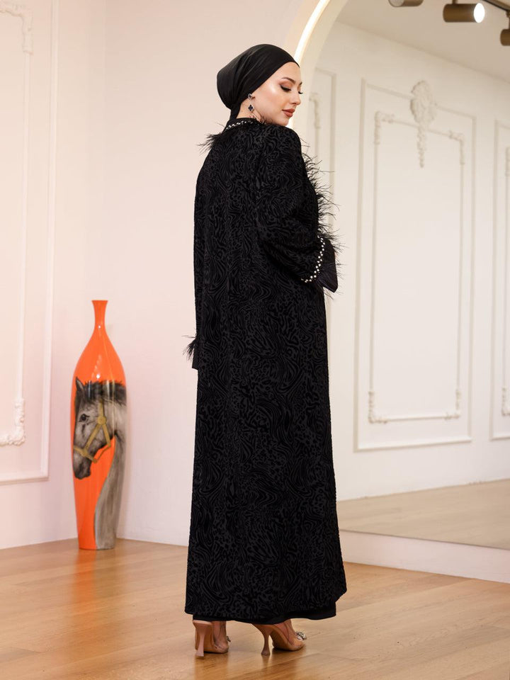 tesettur-abiye-Wilde Abaya Tesettür Takım-ModaZehrada